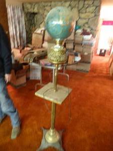lot 33248 image: Stunning antique piano lamp