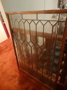 lot 33261 image: Awesome leaded glass window