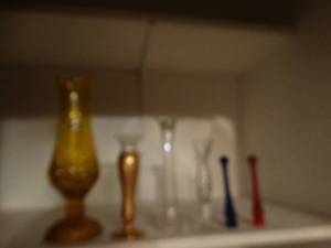 lot 33318 image: Lot of various glass bud vases