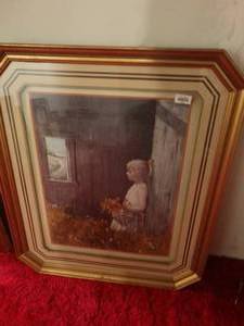 lot 33340 image: Large 3-d style framed artwork