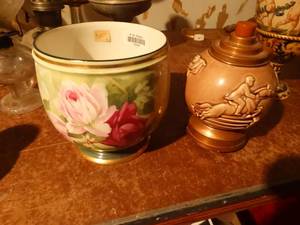 lot 33349 image: lg hand painted porcelain bowl & other