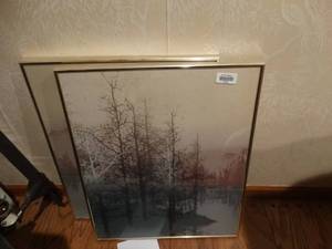 lot 33360 image: 2 framed prints