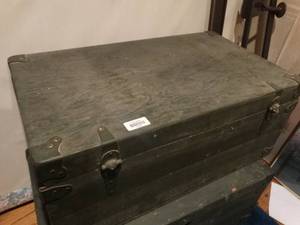 lot 33369 image: Wood foot locker