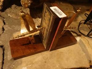 lot 33471 image: Sword book ends