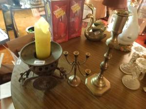 lot 33290 image: Lot of Candle Holders