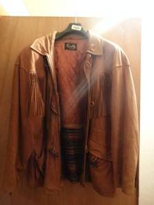 lot 33299 image: Scully leather jacket w fringe