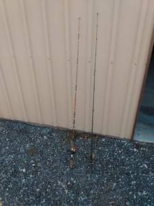 lot 4428 image: 2 fishing poles with zebco 33 reels