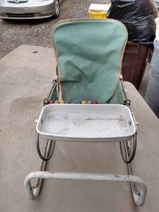 lot 4458 image: vintage Casco baby bouncer