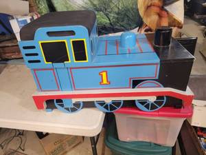 lot 5503 image: Thomas the train toy Box 30 long 16 wide 17 tall