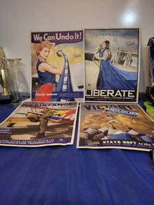 lot 5535 image: 4 Wild blue yonder posters