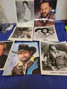 lot 5536 image: 7 pictures some with autograph