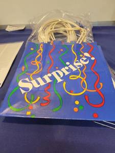 lot 5582 image: 12 8 by 7 surprise gift bags