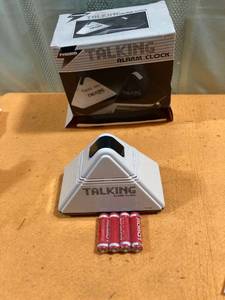 lot 7309 image: Talking alarm clock new in box untested