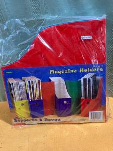 lot 7312 image: Magazine holders set of six