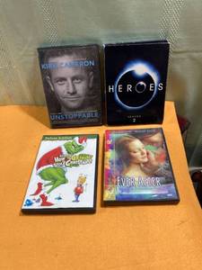 lot 7354 image: DVDs Hero season two,unstoppable, Ever after, how the Grinch stole Christmas Dr. Seuss