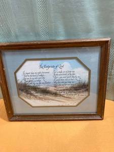 lot 7361 image: 15 12 x 12�� Footprints of God