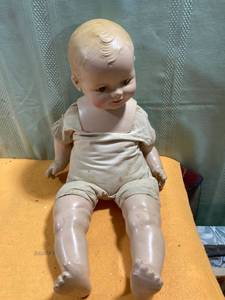 lot 7396 image: 23 inches antique doll eyes open & close