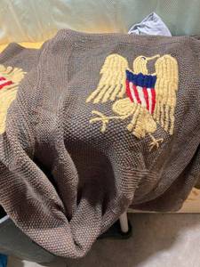 lot 7409 image: Homemade oversized throw