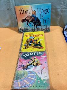 lot 7410 image: Vintage children��s books big one is 1946 arrow deck 1950 total is 1952