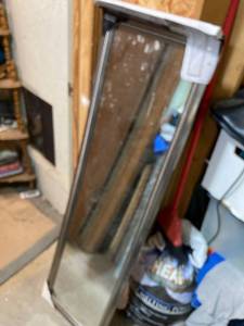 lot 7438 image: Over the door mirror or on the wall