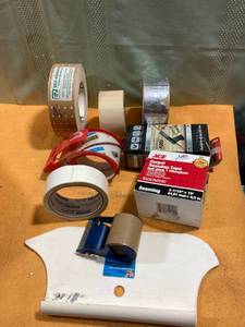 lot 7441 image: Box of miscellaneous tape