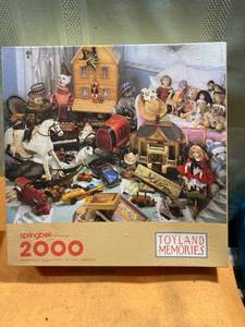 lot 7442 image: 2000 piece puzzle toyland memories