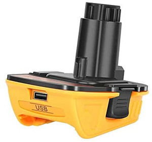lot 3378 image: Replacement DCA1820 Battery Adapter Compatible with Dewalt 18V Tools (1 pack