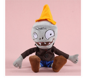 lot 3408 image: Plants Vs. Zombies Conehead Zombie Plush Toys Doll