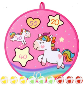 lot 3415 image: taema joy dart board games for kids pink