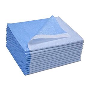lot 4528 image: Avalon Papers 359 Stretcher Sheet, TissuePoly, 40 x 90, Blue (Pack of 50)