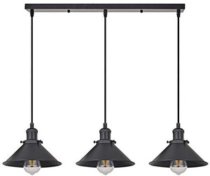 lot 4529 image: Passica Decor Mid-Century Modern 3 Light Kitchen Island Pendant Lighting