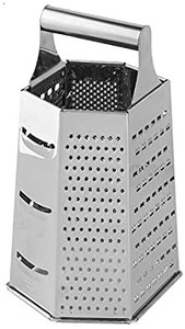 lot 4537 image: Box Graters Grater, 6-sided Stainless Steel For Parmesan Cheese Vegetable Ginger