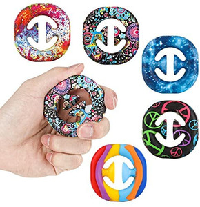 lot 4569 image: ONEST 5 Pieces Snapper Fidget Toy