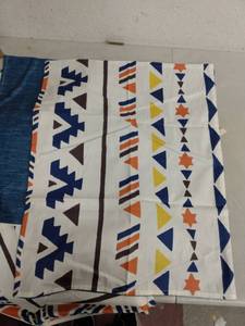 lot 4589 image: Southwestern Pattern Duvet Cover For Comforter With Two Pillow Covers