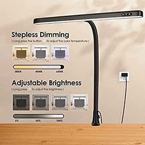 lot 4602 image: Architect Desk Lamp with Clamp