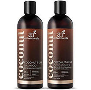 lot 4609 image: Artnaturals Coconut Lime Duo 2 - 16 FL OZ  473 ML