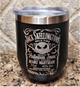 lot 4610 image: Jack Skeleton Whiskey Wine Tumbler