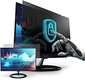 lot 6523 image: Premium Privacy Screen Filter for 17.8� 11.14 Inches Desktop Computer Widescreen Monitor with Aspect Ratio 1609. Anti Glare and Anti Blue Light Protection