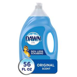 lot 6526 image: Dawn Ultra Liquid Dish Soap, Original Scent, 56 fl oz