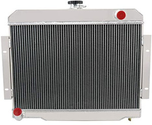 lot 6530 image: ECMRAD 4 Rows Core Radiator for JEEP 1972-1986 CJ CJ5 CJ6 CJ7, 1981-1985 Scrambler 3.8l 4.2l 5.0l
