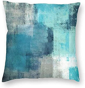 lot 6559 image: Patio Farmhouse Living Room Square Modern 18  x 18  Pillow Case for Bed, Sofa, Porch