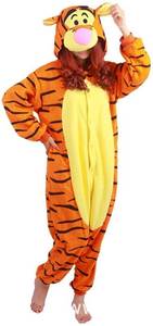 lot 6585 image: Unisex One Piece Animal Costume Pajamas for Adults, Women, Men and Teens