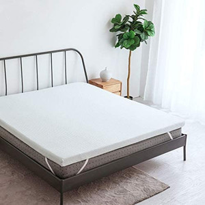 lot 6598 image: CO-Z 3  Gel Memory Foam Mattress Protector, Vented Air Cell Technology, with Removable Cool Fabric Cover, Perfect for Summer Use, CertiPUR-USA Certified. USA