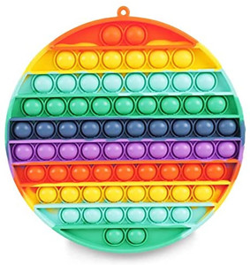 lot 8043 image: LARGE ROUND RAINBOW POPIT