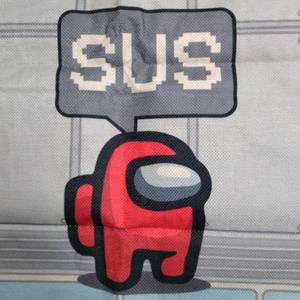 lot 8057 image: AMONG US TJROW PILLOW COVER 18X18