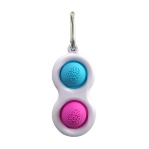 lot 8075 image: POPIT KEYCHAIN TOY 2 for 1 money colors will vary
