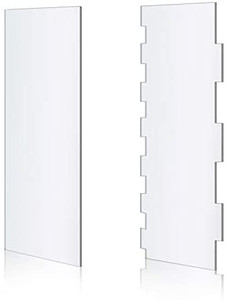 lot 8078 image: Clear Acrylic Cake Scraper for Cake Decorating 24cm bonus 3 pack see pics for additional style