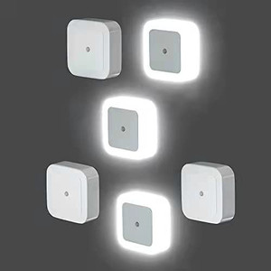 lot 3482 image: LED Night Light Upgrade,6 Pack Plug-in�� Super Smart Dusk to Dawn Sensor, Cool White ,Night Lights Suitable for Bedroom, Bathroom, Toilet,Kitchen,Stairs,Hallway,Kids,Garage,Compact