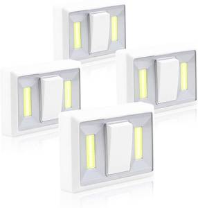 lot 3489 image: FC-Fancier Closet Light, Battery Operated, Tap Light, Touch Night, Utility, Wall Wireless Mount Under Cabinet, Shelf, Shed, Kitchen, Garage, Attic, RV, DIY(4-Pack