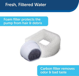 lot 7283 image: Drinkwell Pagoda Ceramic Dog & Cat Fountain